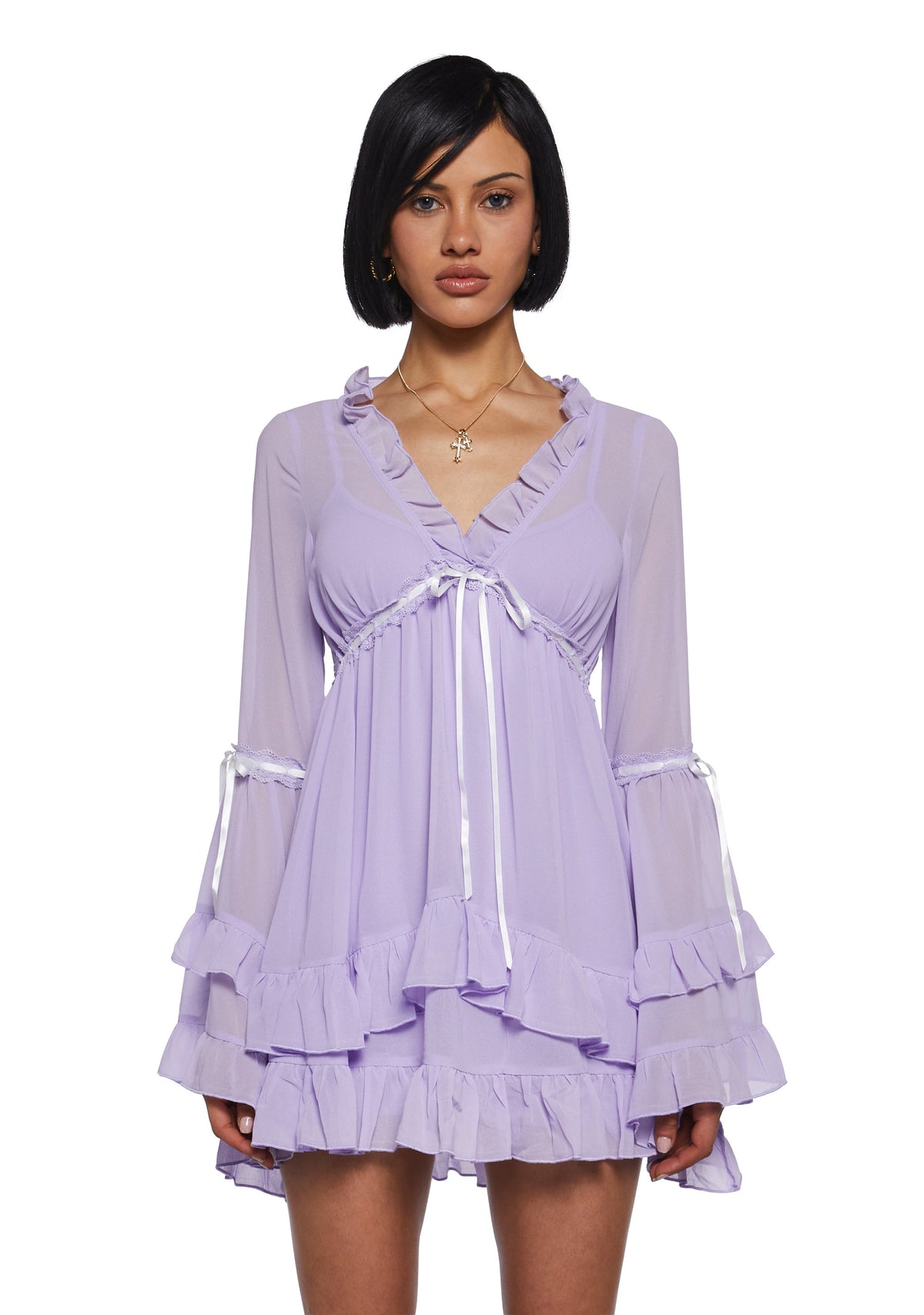 Real Divinity Mini Dress - Light Purple