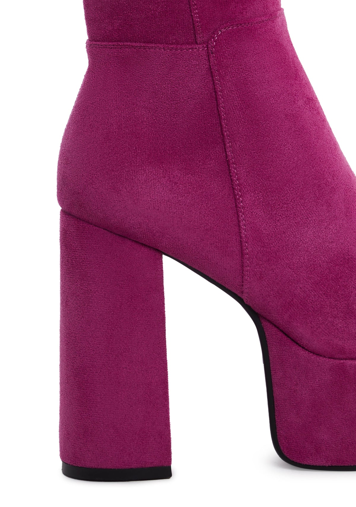 Heaven Knows Platform Boots - Fuchsia