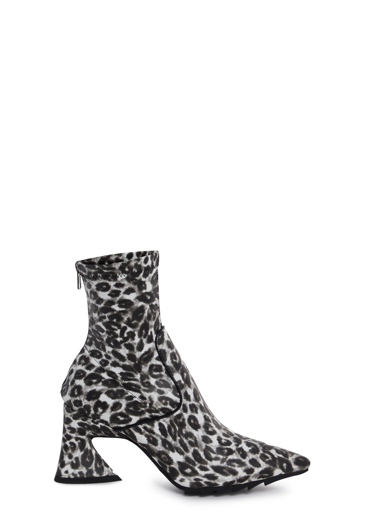 Found Leopard Heeled Booties