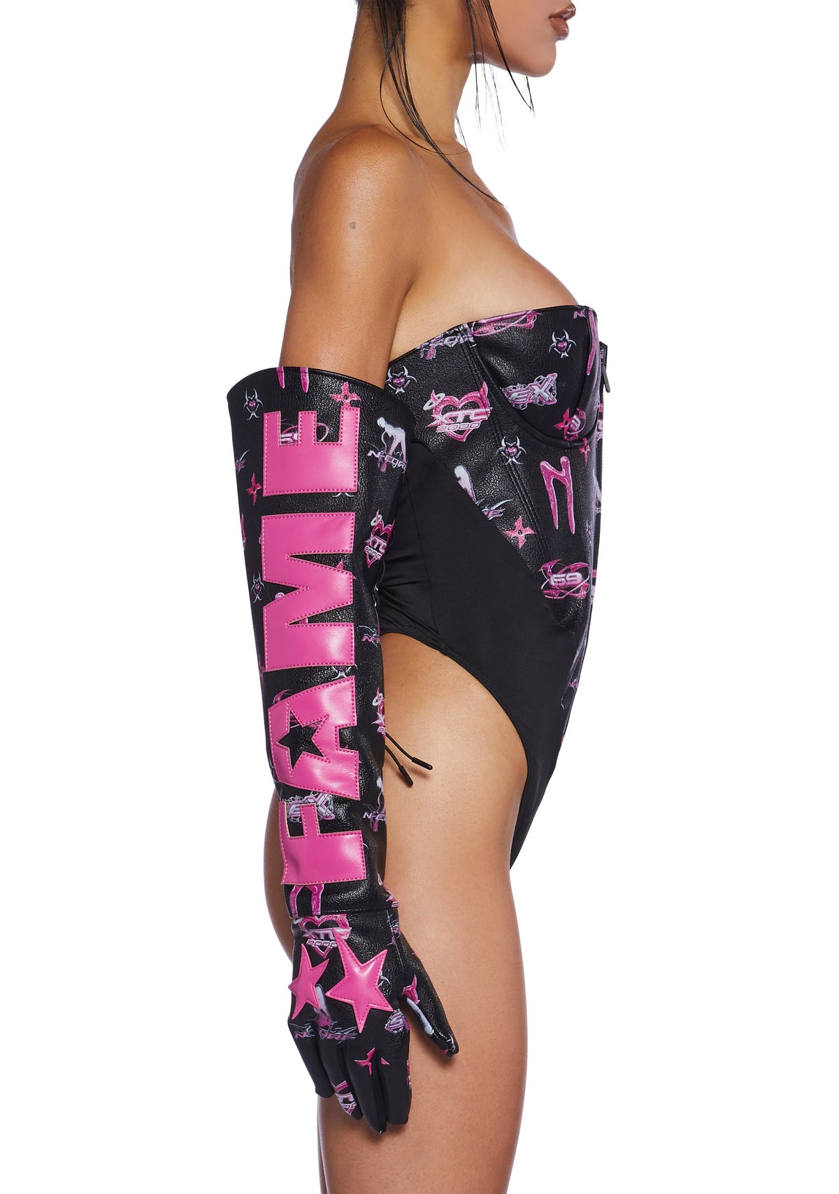 Fame Moto Gloves - Multi