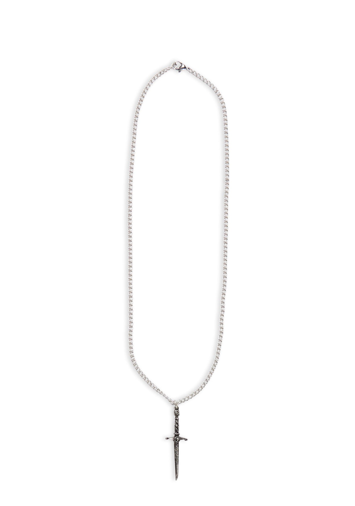Hand Of Macbeth Dagger Pendant Necklace