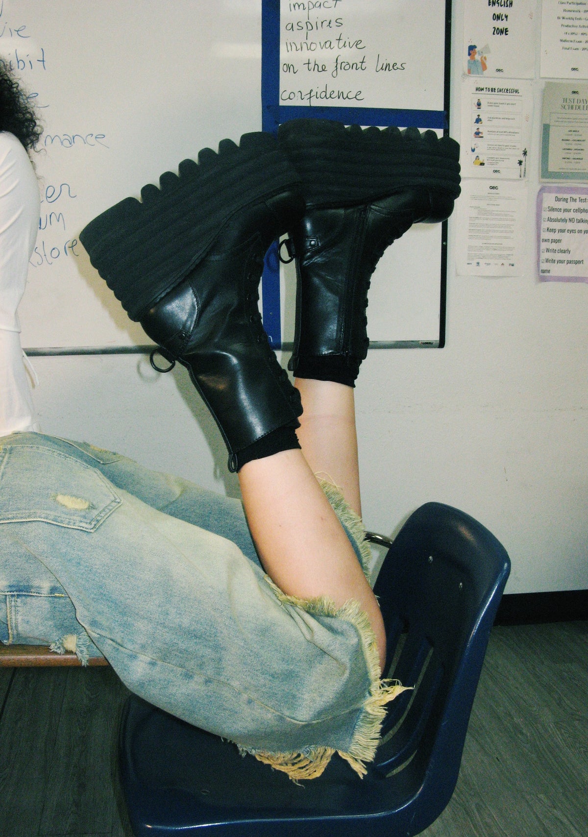Onto The Next Combat Boots