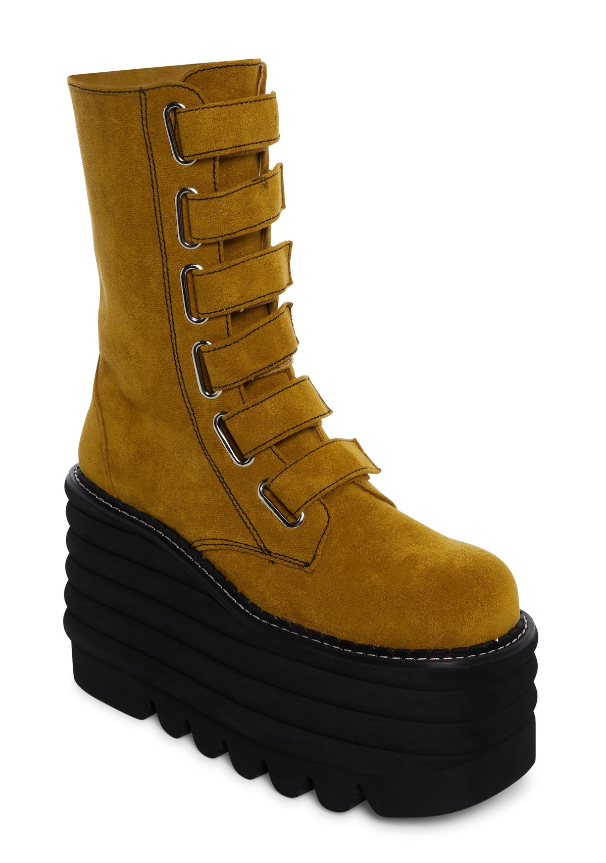 Meant To Be Platform Boots - Tan