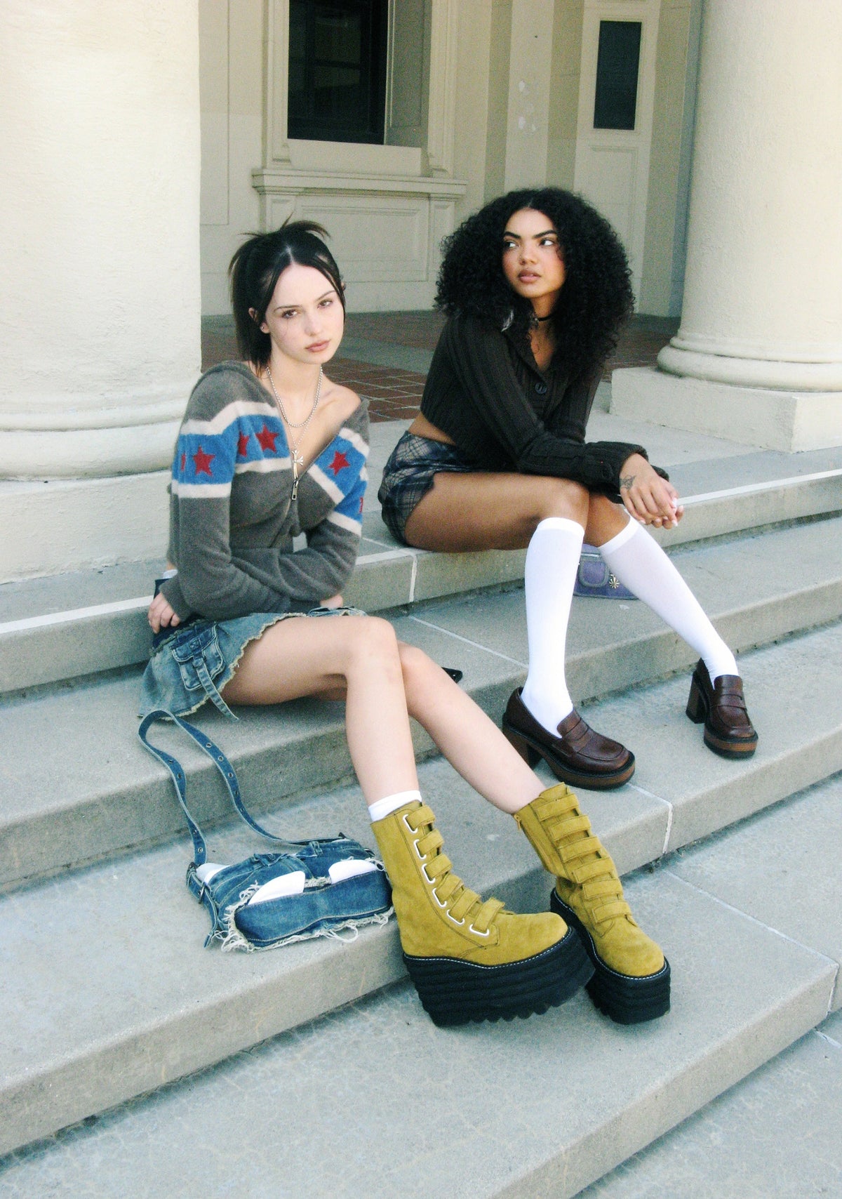 Meant To Be Platform Boots - Tan
