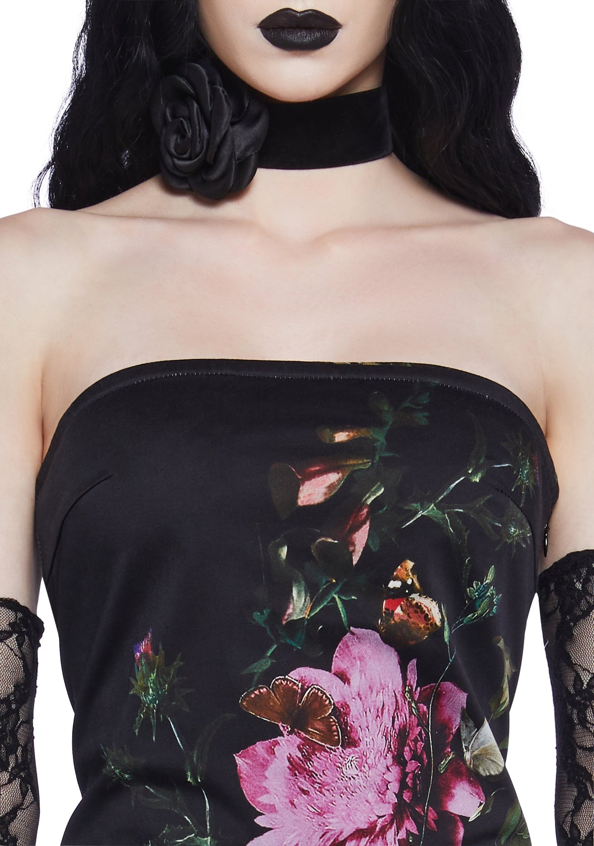 Beauty In Darkness Mini Dress