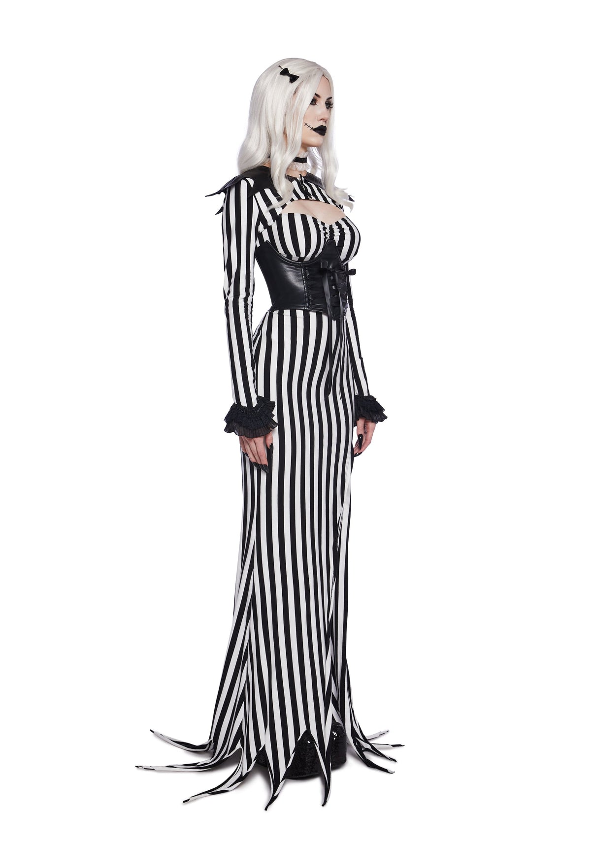 Nightmare Pumpkin King Premium Costume And Wig Set