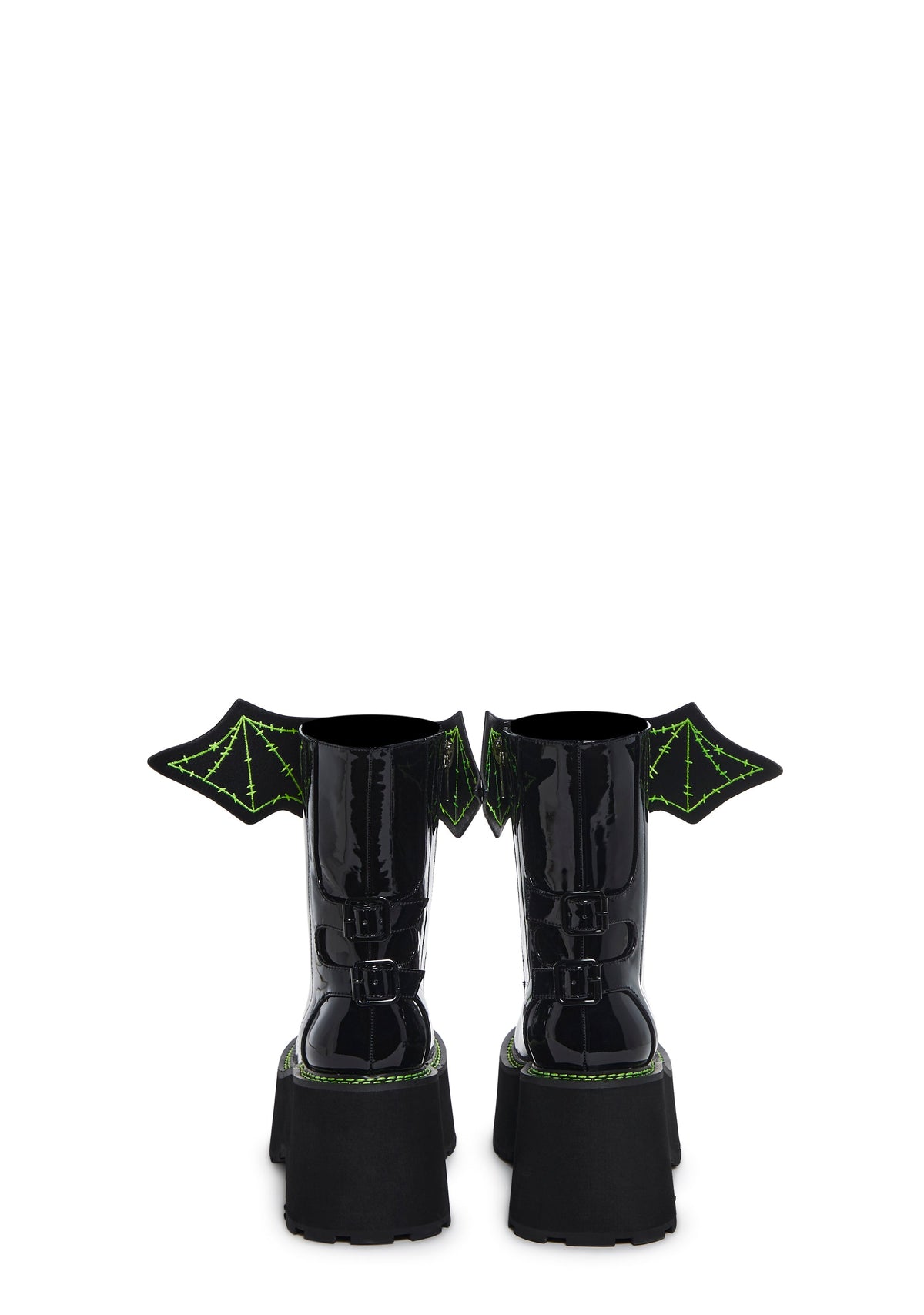Spooky Bat Combat Boots