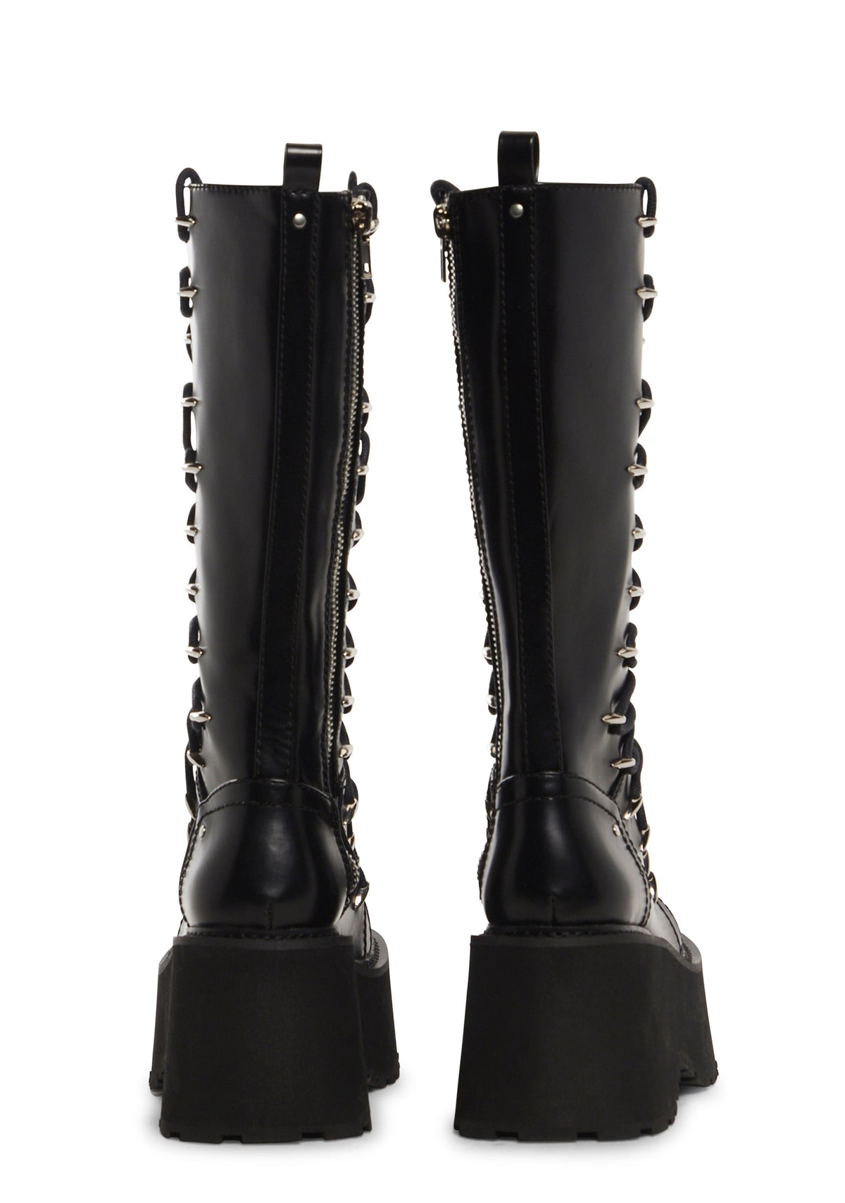 Glam Grit Knee High Boots