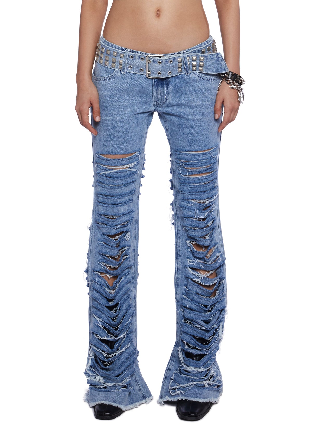 Keeley Destroyed Bootcut Jeans