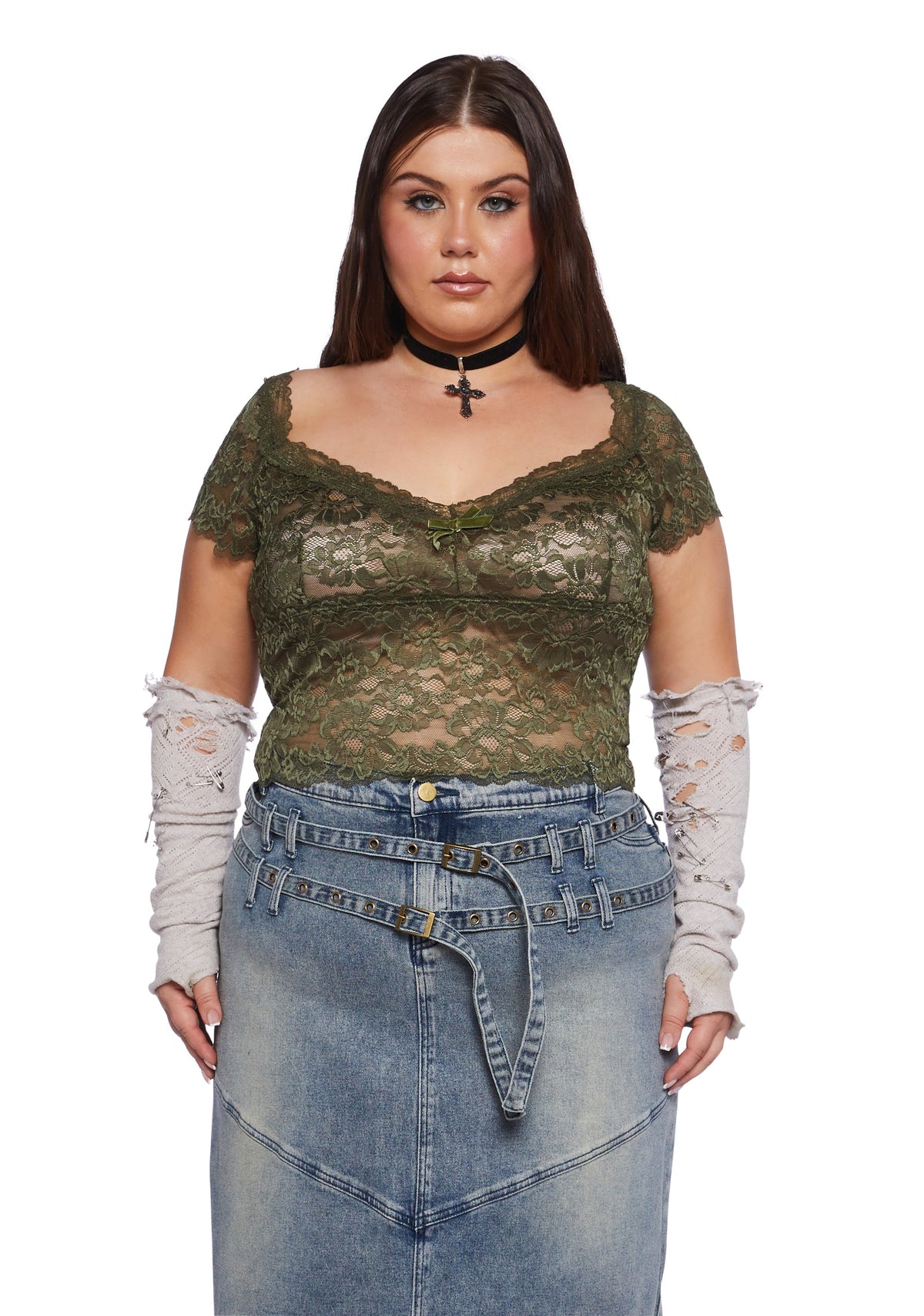 Woodland Wishes Lace Top - Green