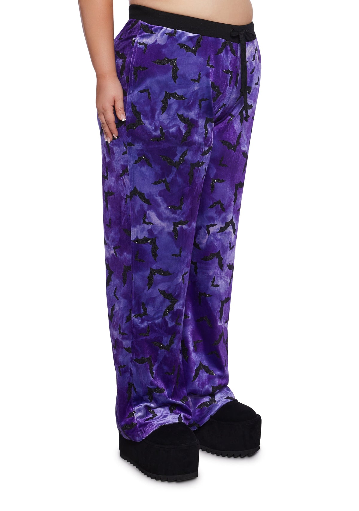 Bat Behavior Jogger Sweatpants - Purple