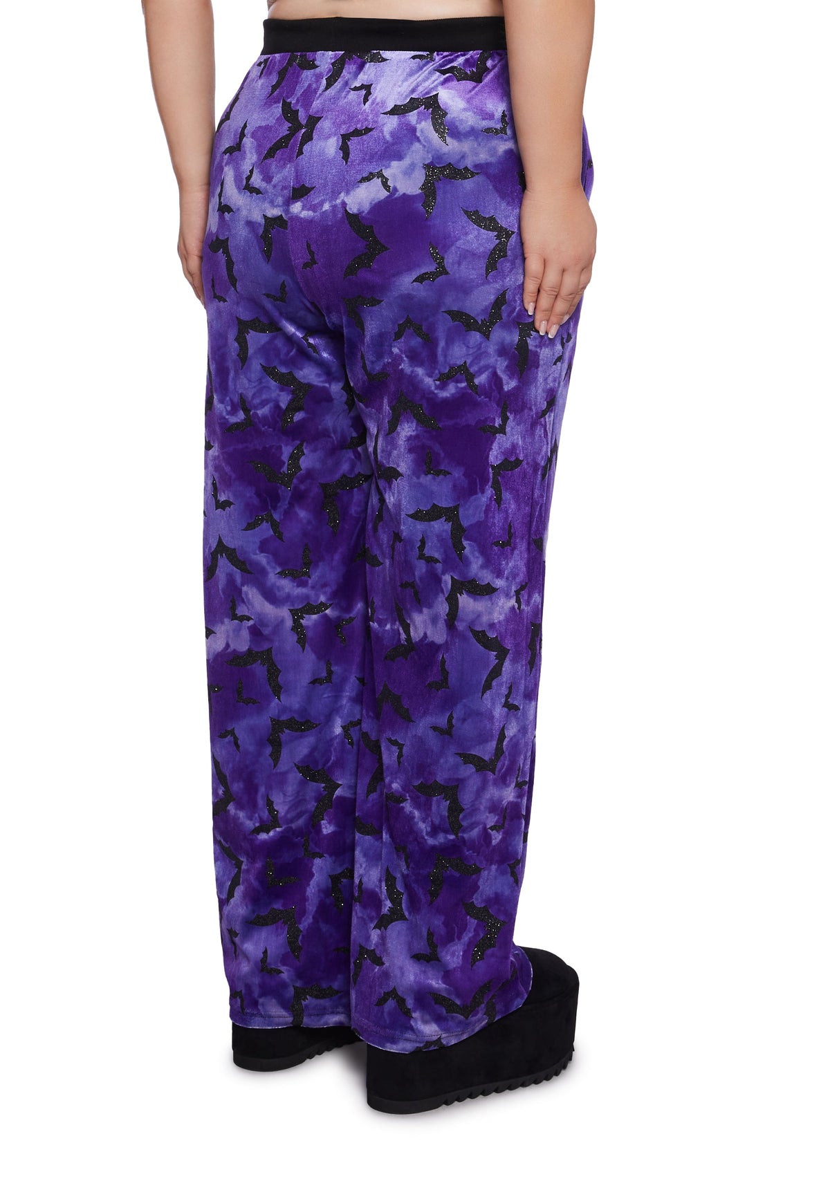 Bat Behavior Jogger Sweatpants - Purple