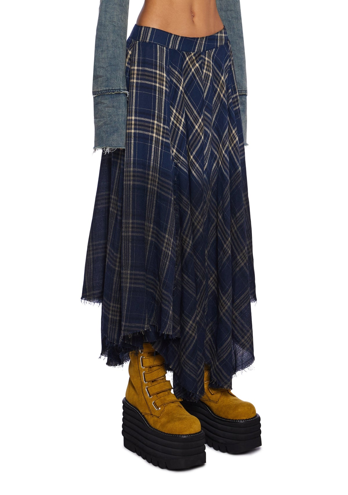 Model Approved Maxi Skirt - Blue