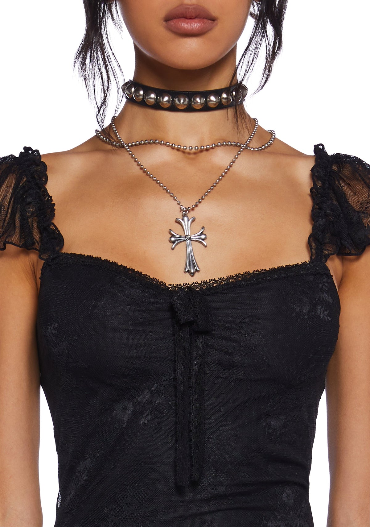 Flutter Spells Lace Top