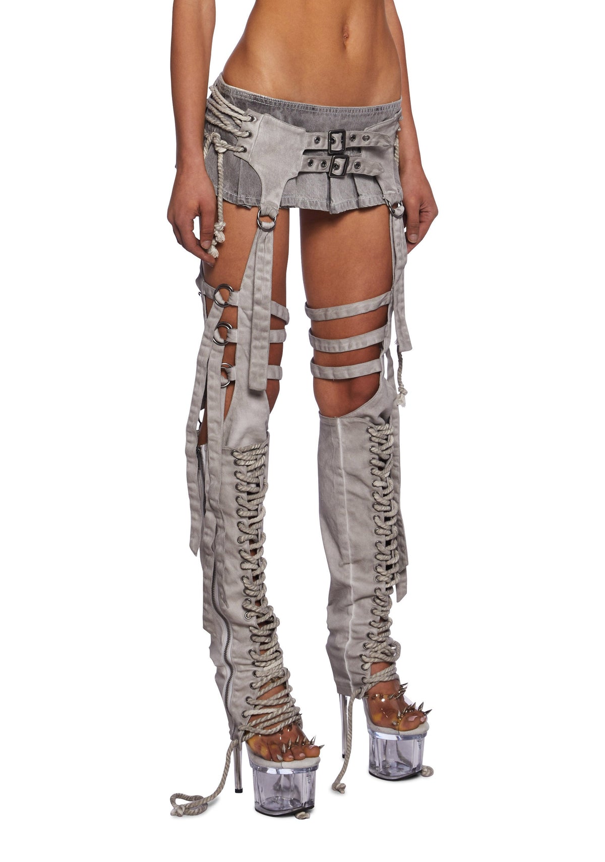 Chamber Fitted Lace-Up Chaps