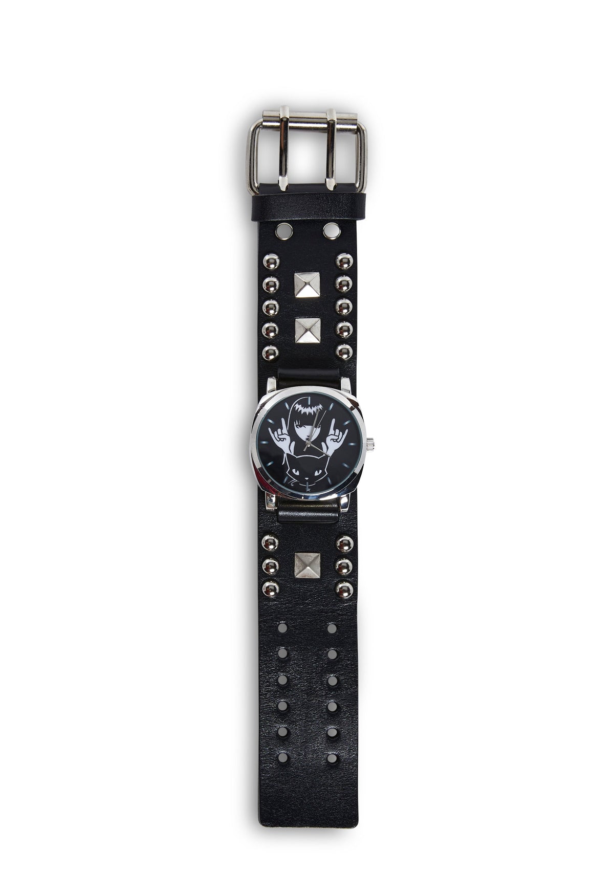 Time To Leave Studded Watch