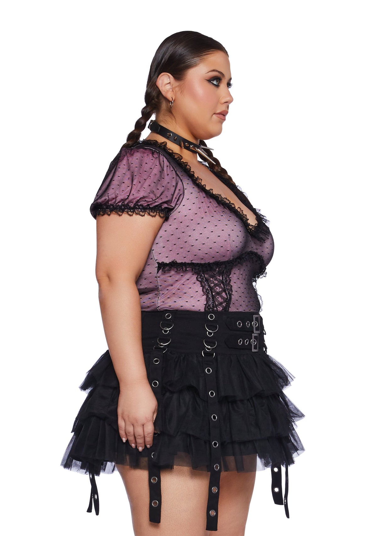Midnight Romance Short Sleeve Top