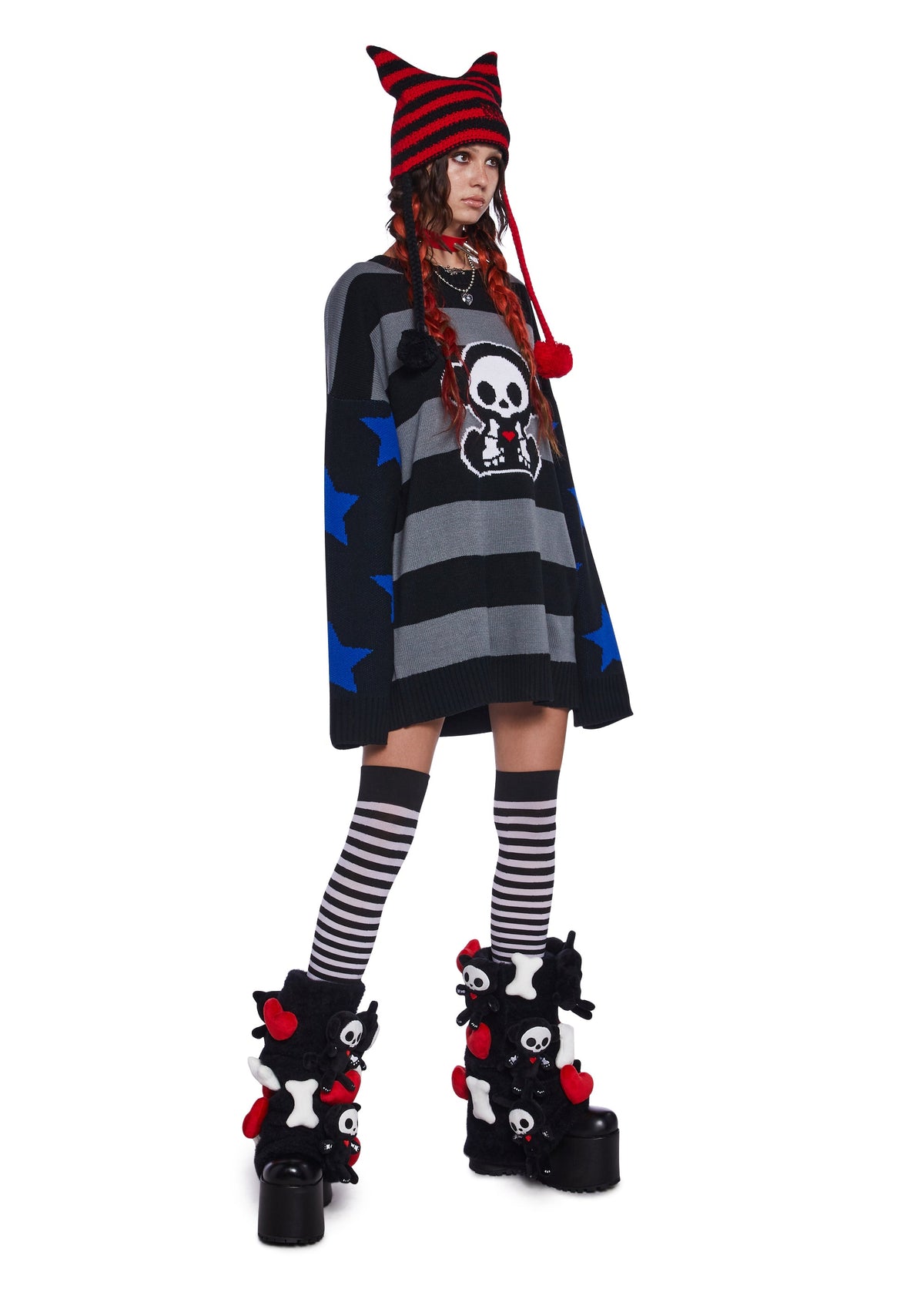 Marcy Striped Oversized Sweater