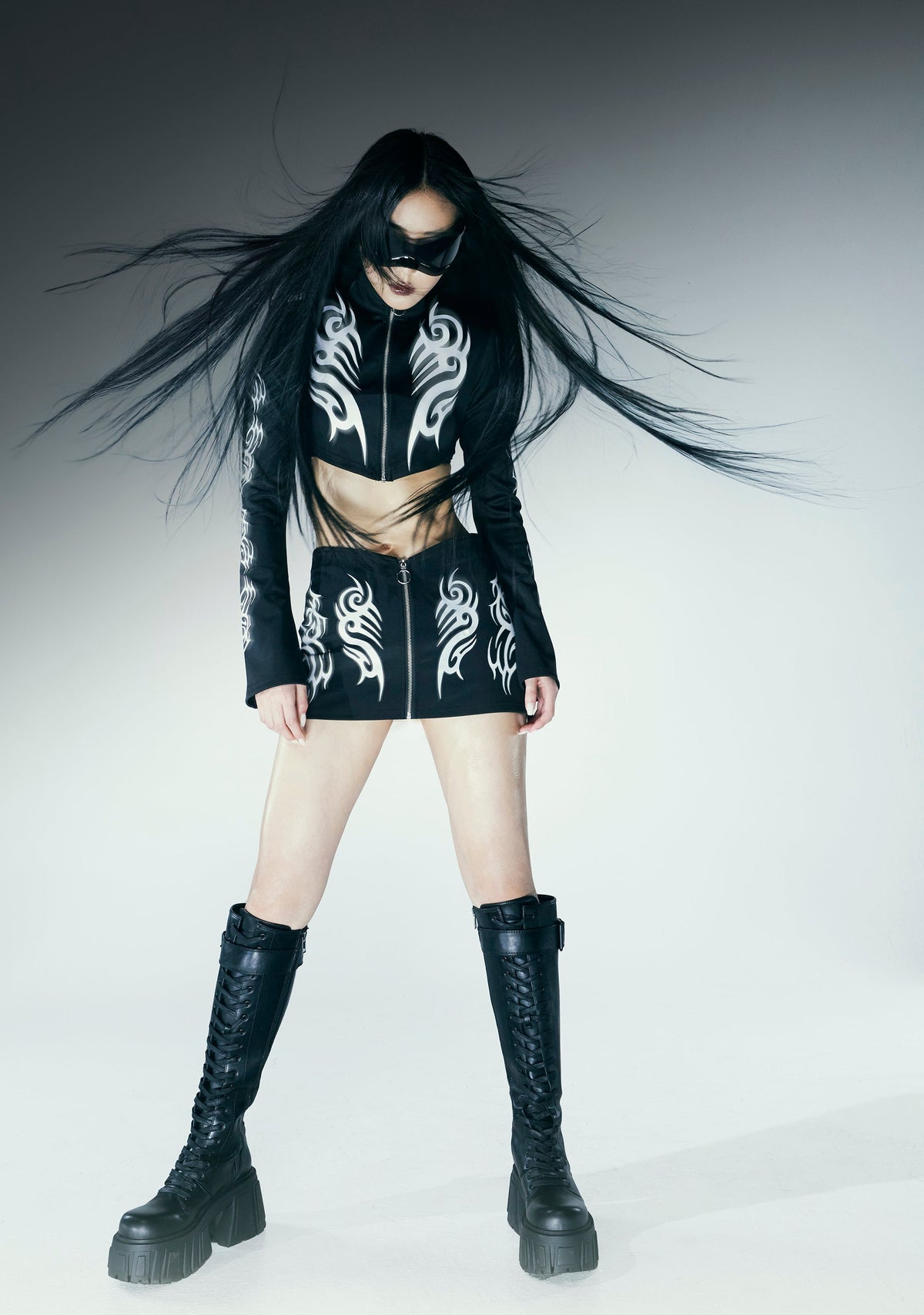 Night Raver Reflective Zip-Up Top