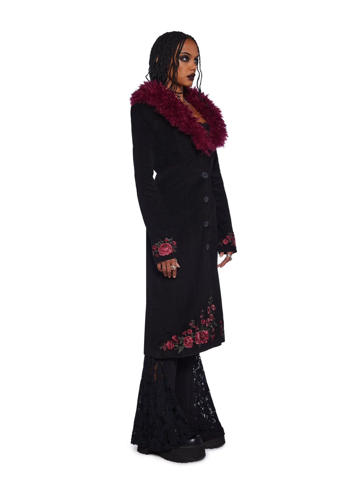 Veiled Candlelight Corduroy Coat