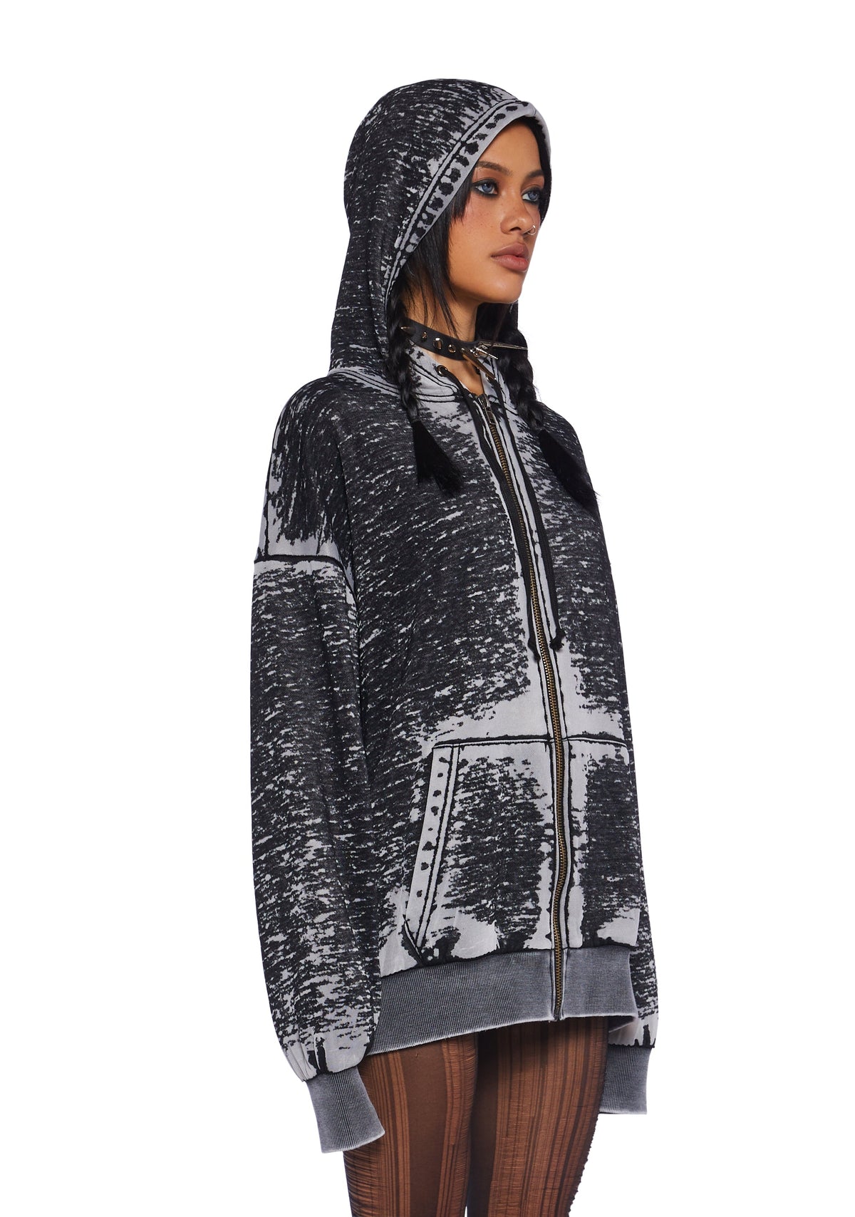 Couldn’t Care Less Zip-Up Hoodie