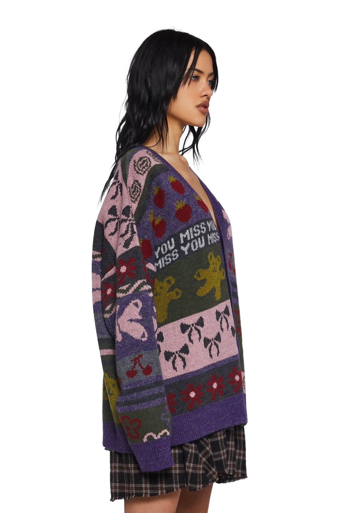 Miss You Jacquard Cardigan