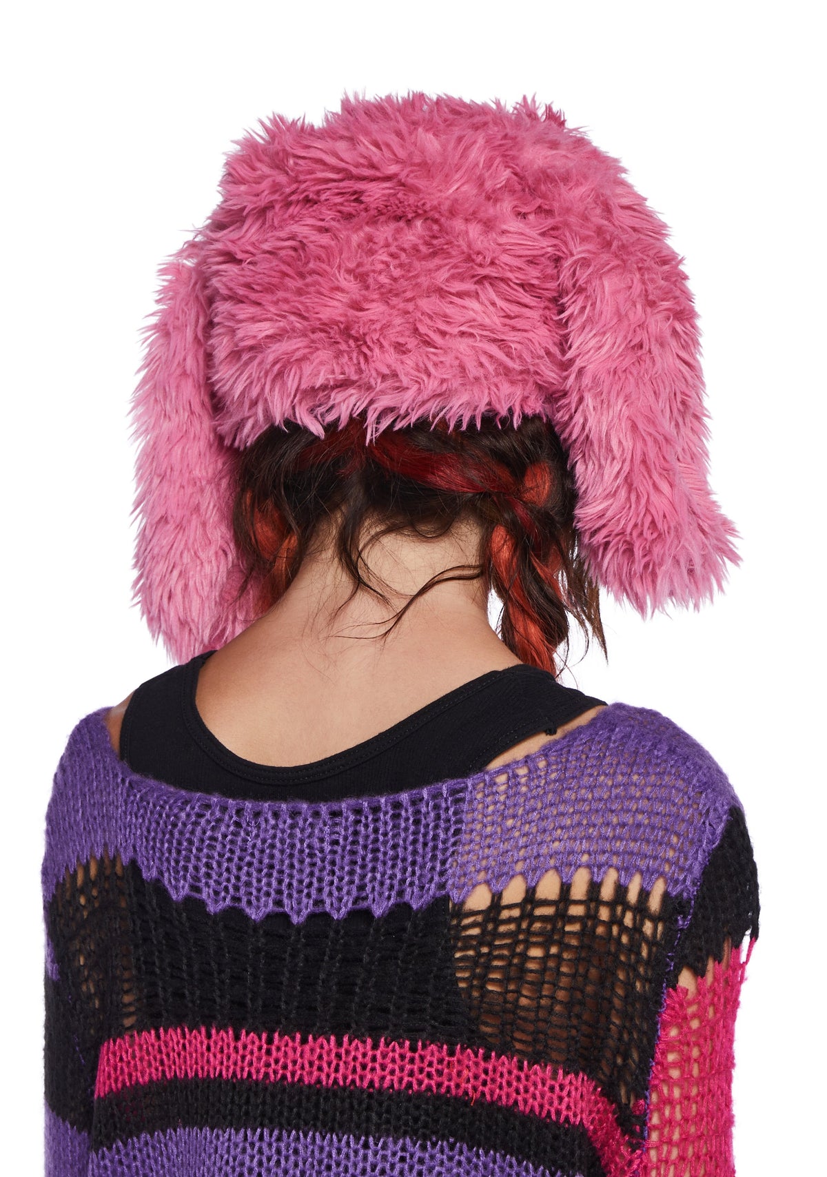 Punk Cutie Rabbit Hat - Pink