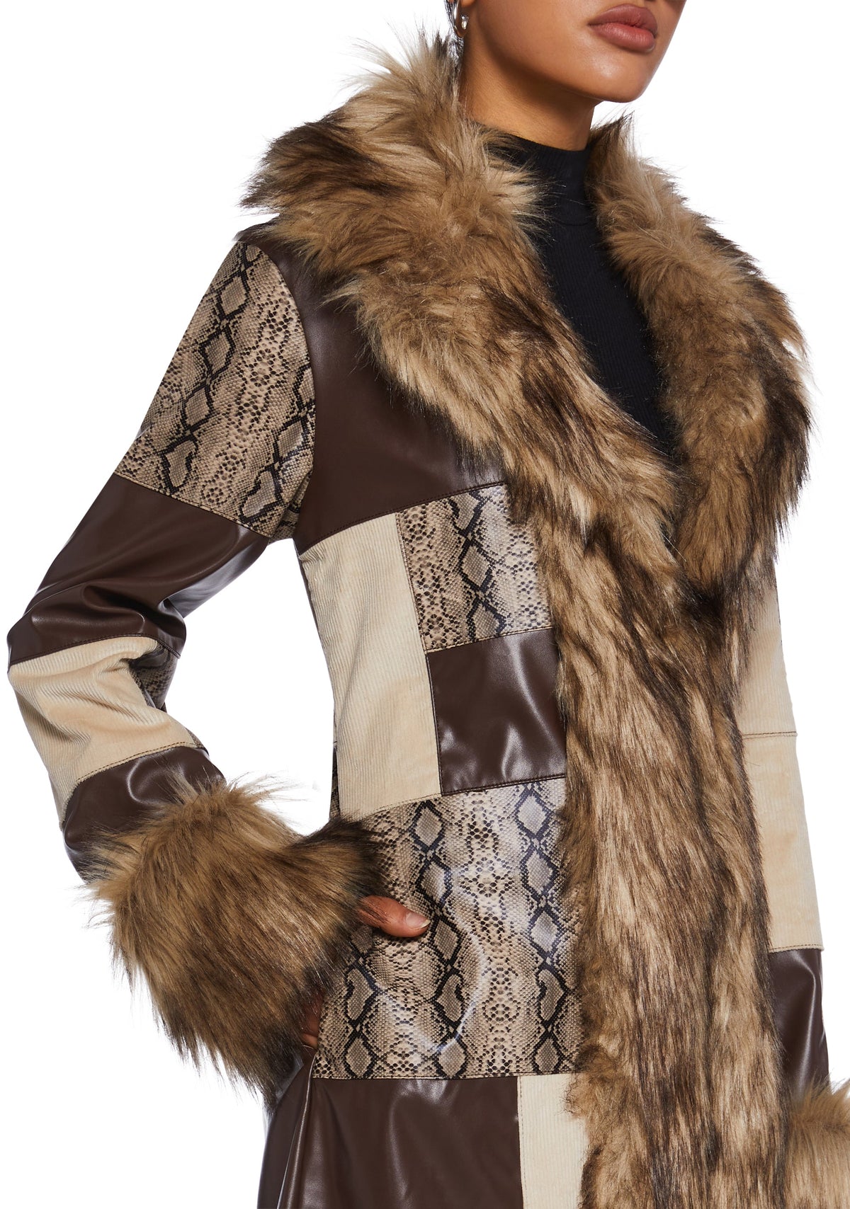 Wanderlust Roaming Patchwork Coat