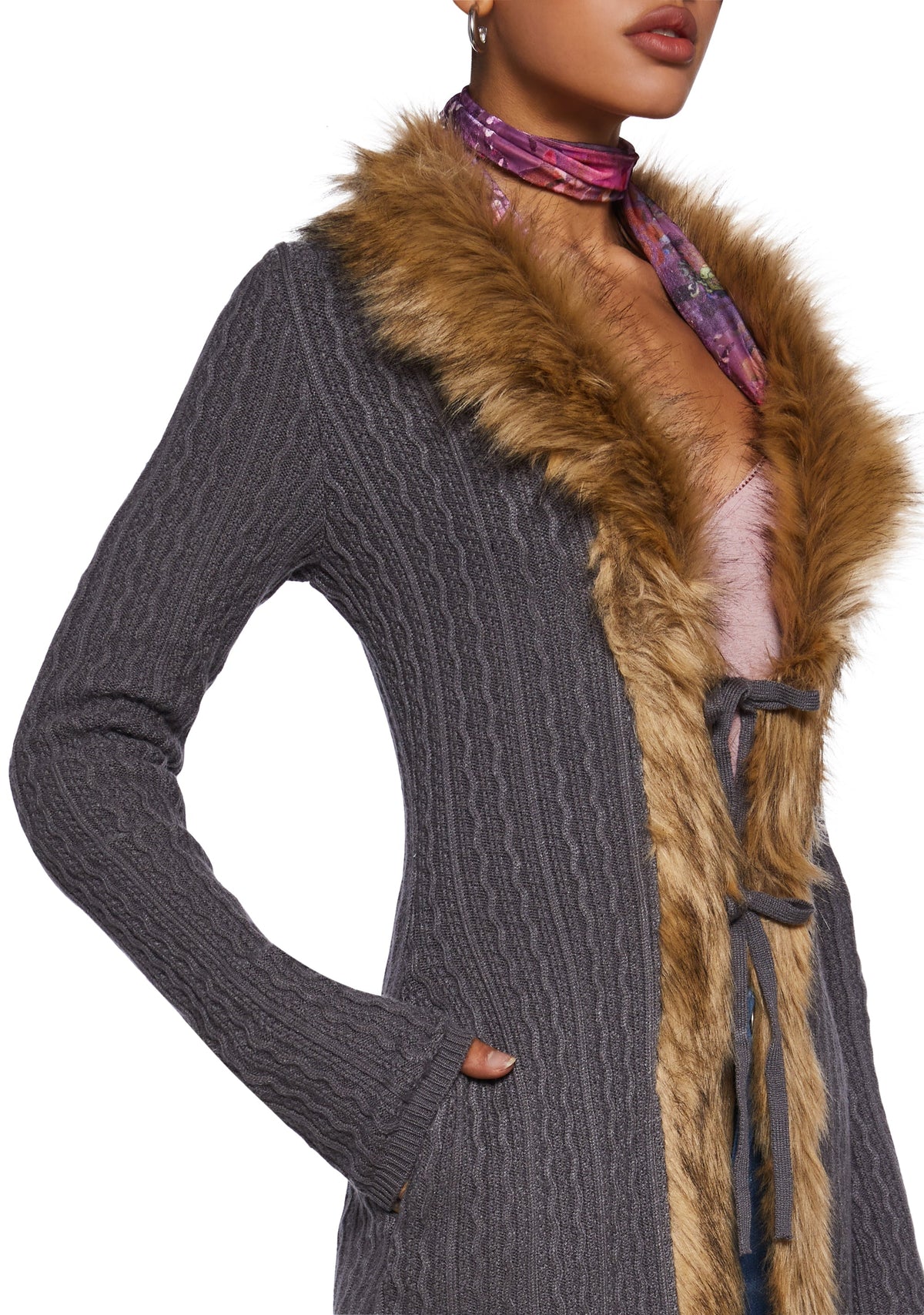 Original Image Knit Cardigan