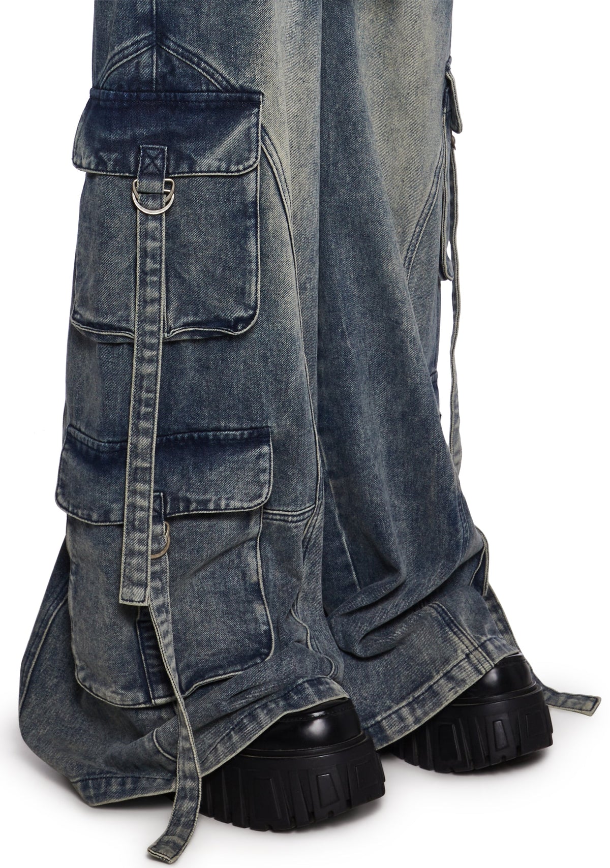 Eclectic Energy Wide Leg Cargo Pants