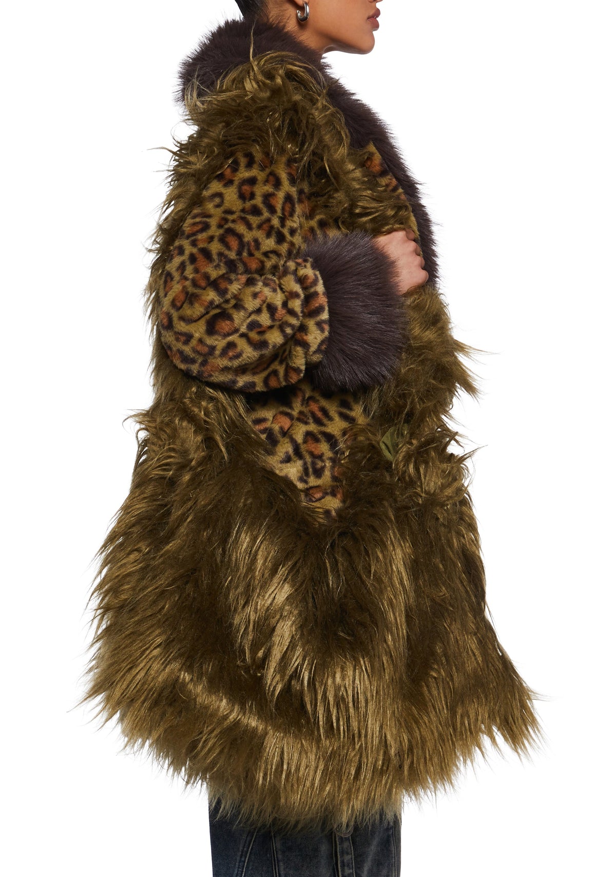 Case Of The Grumpies Fuzzy XXL Messenger Bag - Green
