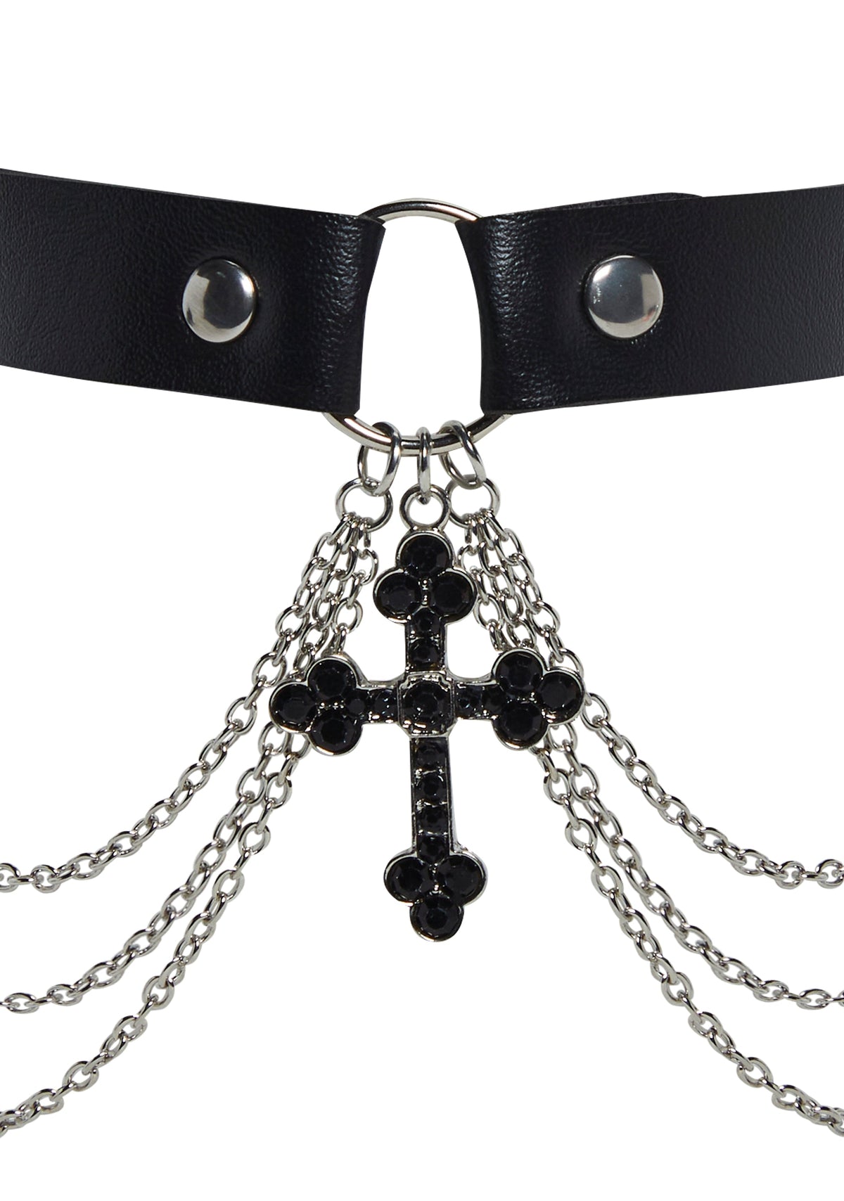 Deep Devotion Cross Choker