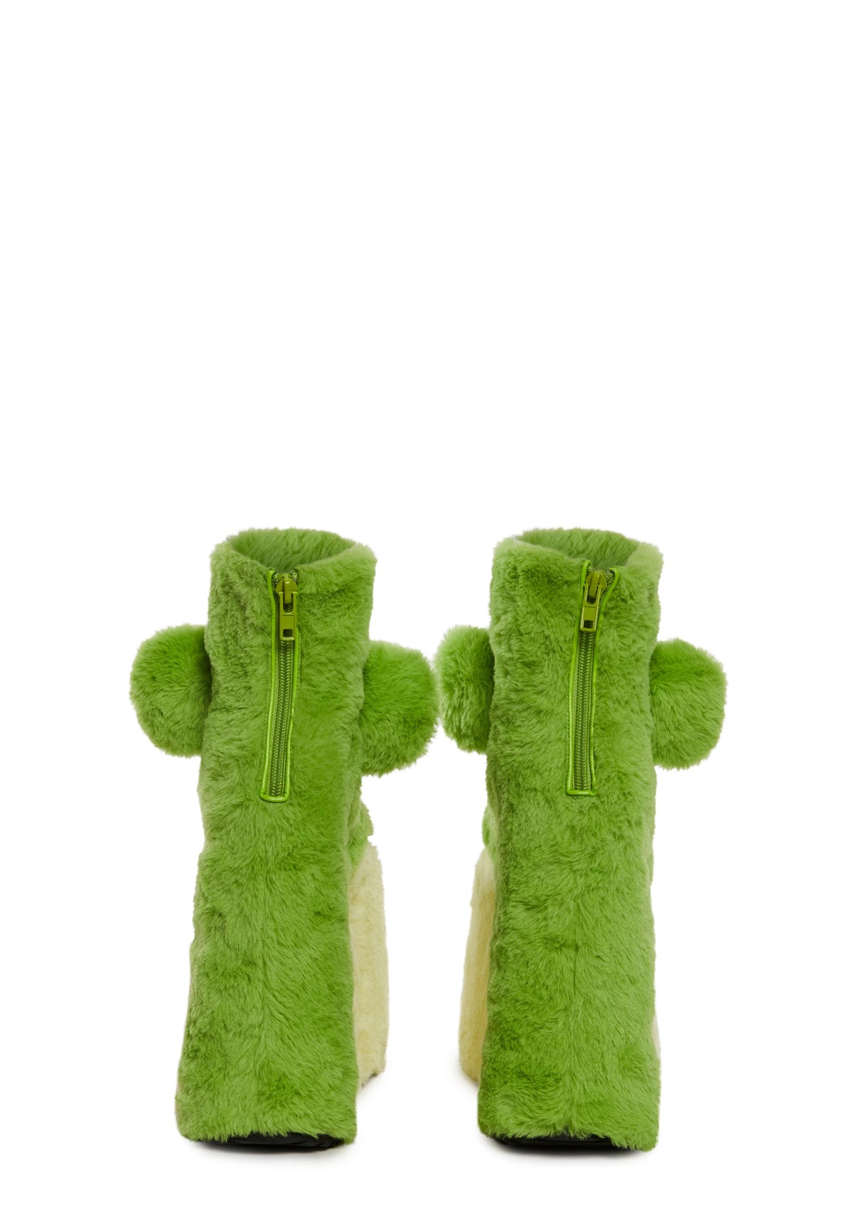 Total Wildlife Platform Booties - Green