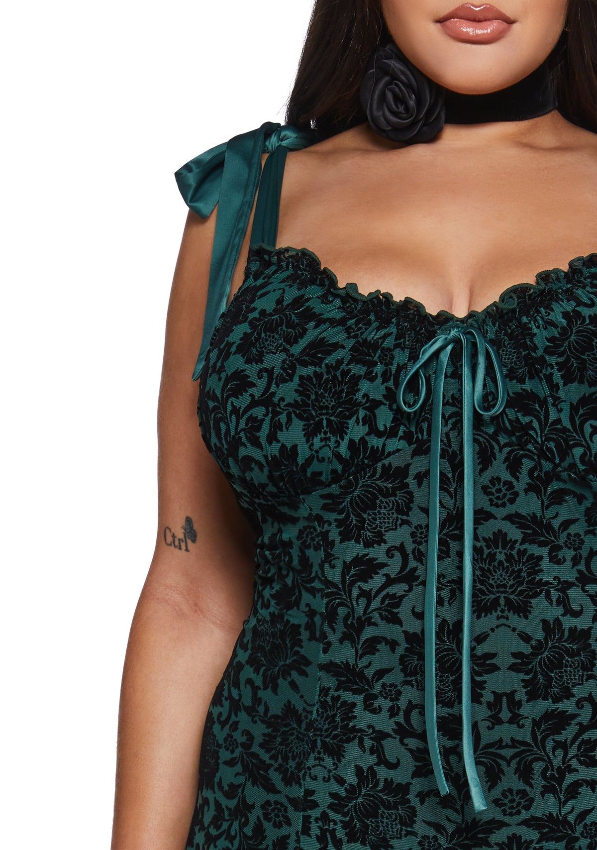 Wildflower Fables Mini Dress - Green