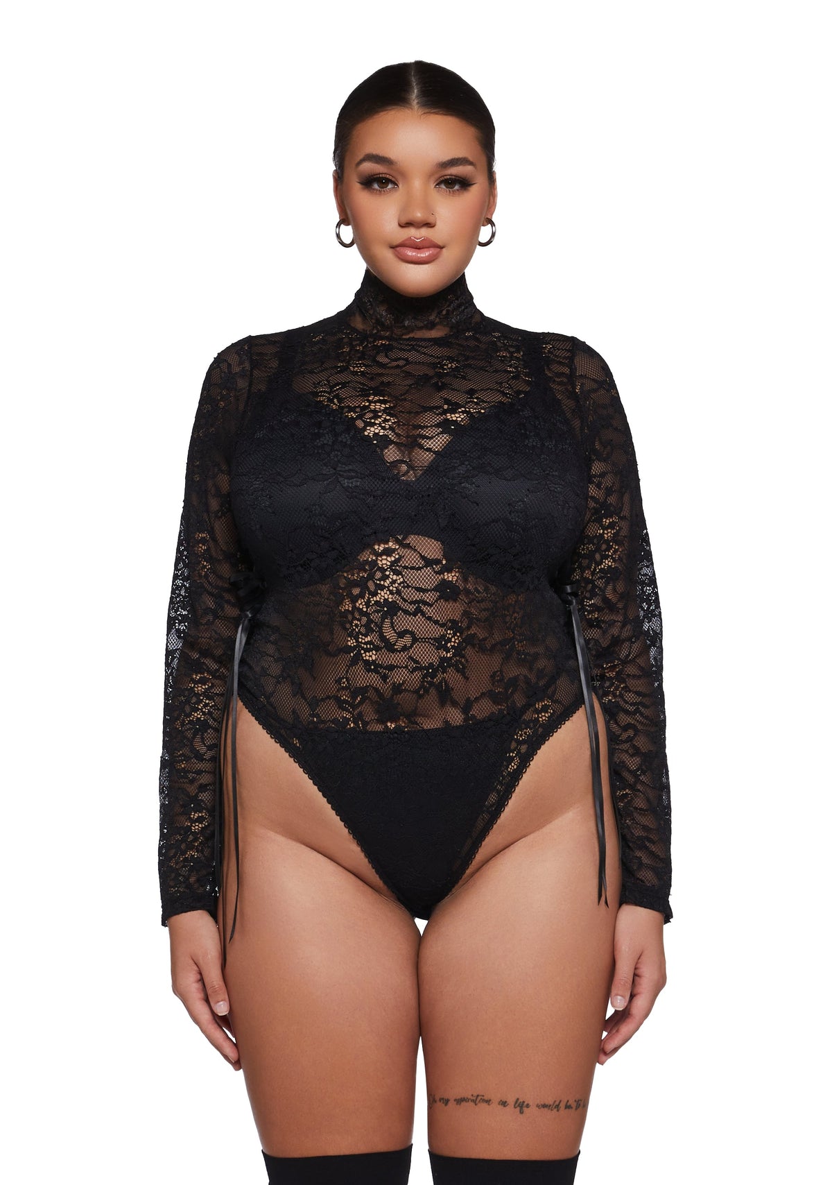 Sultry Provocations Lace Bodysuit