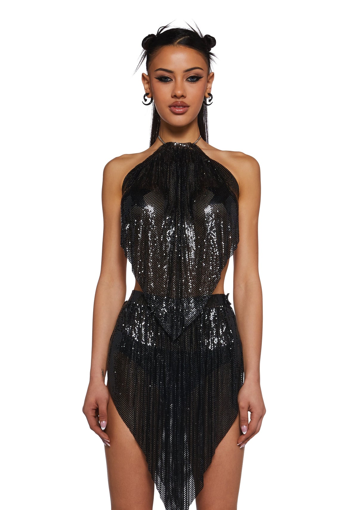 Futurism Flash Halter Top