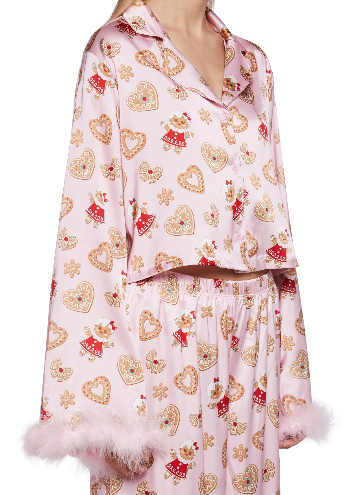 Love Surrounds Me Pajama Top - Pink