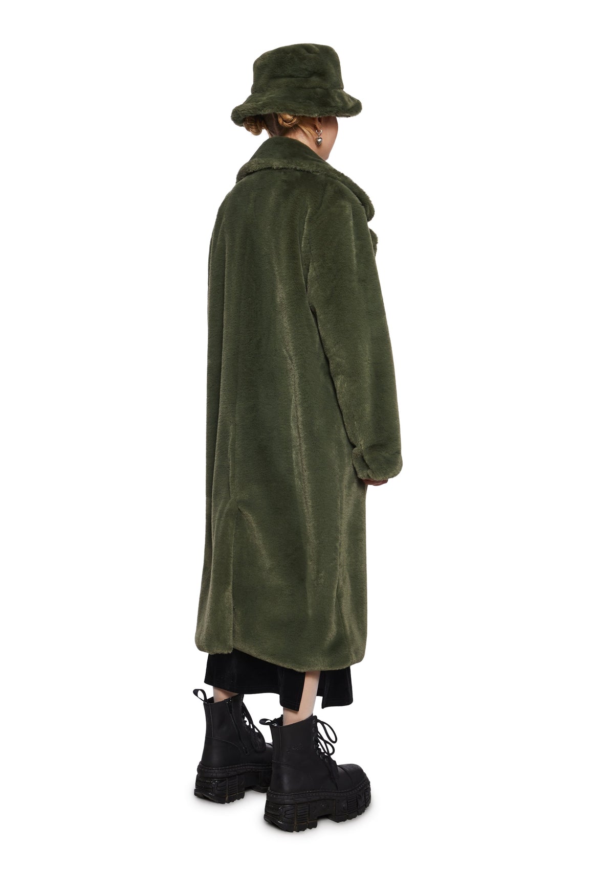 Virtual Insanity Faux Fur Coat And Hat