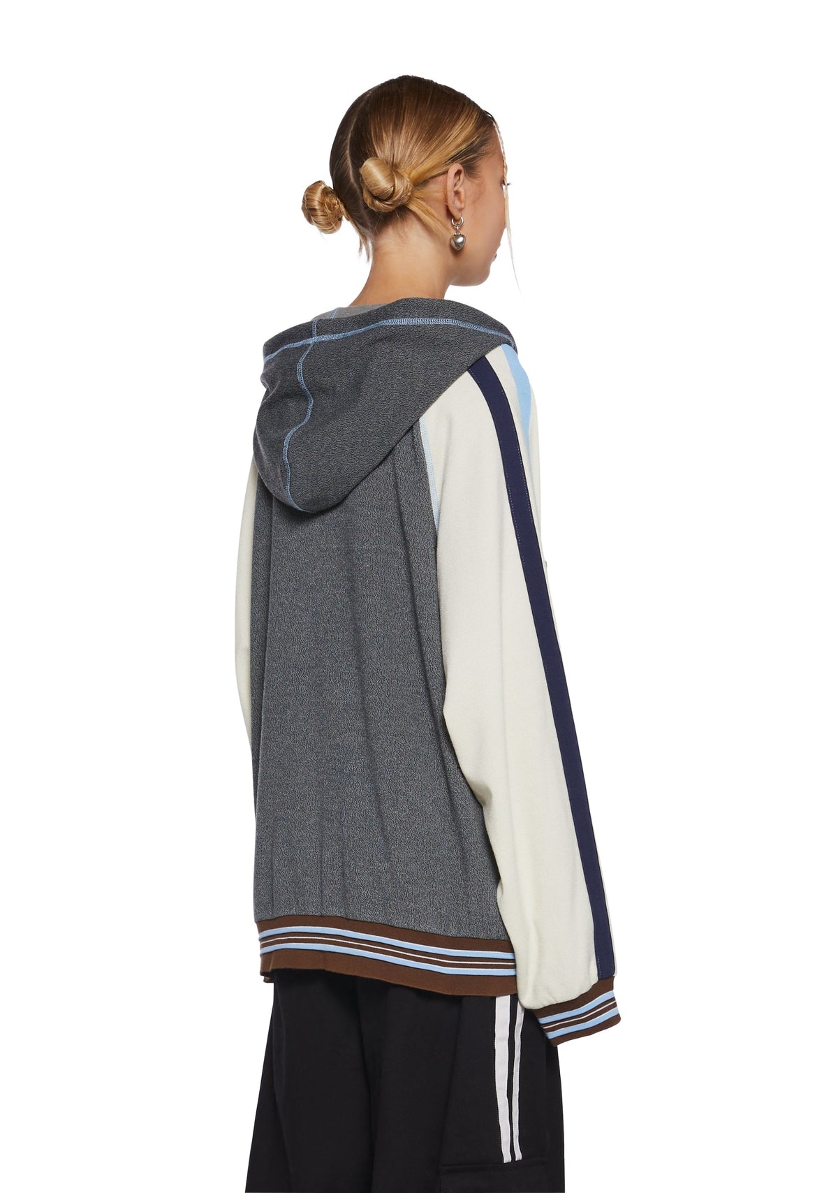 Days Move Fast Oversized Hoodie