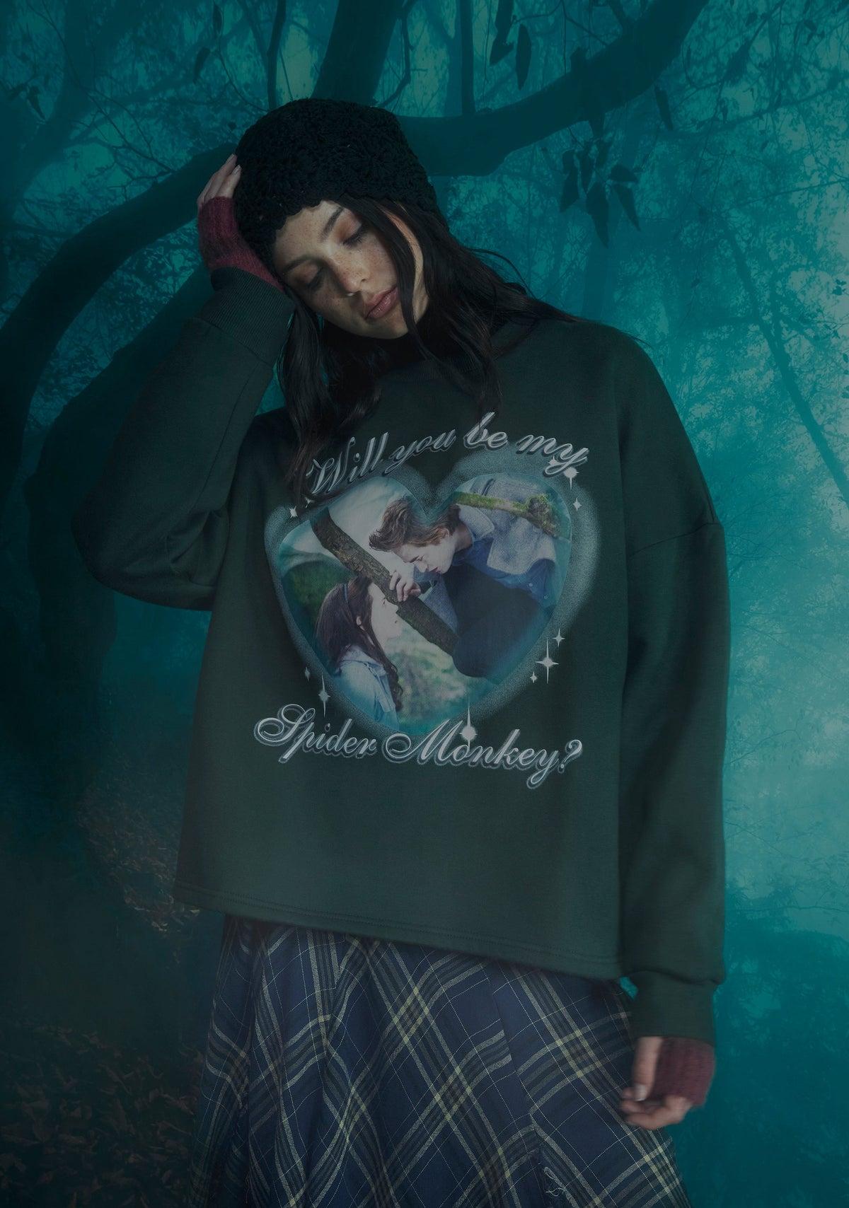 Hold On Tight Graphic Sweatshirt