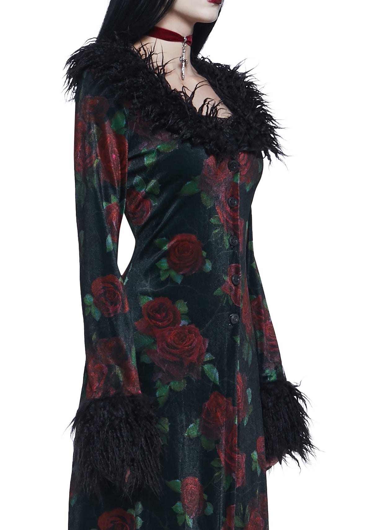 Thorned Morte Velvet Duster