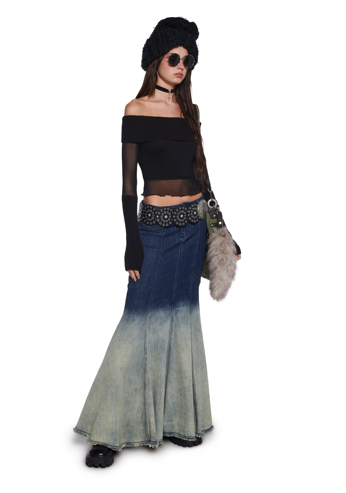 Rebel Hearts Cropped Sweater