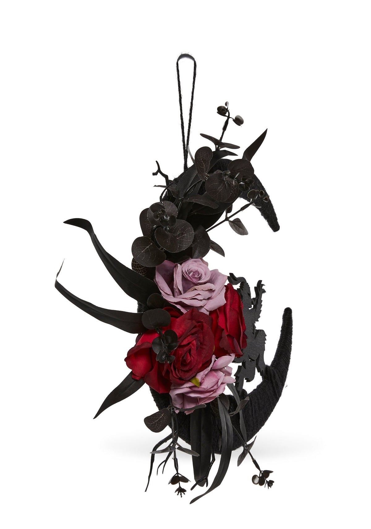 Naughty Not Nice Krampus Wreath