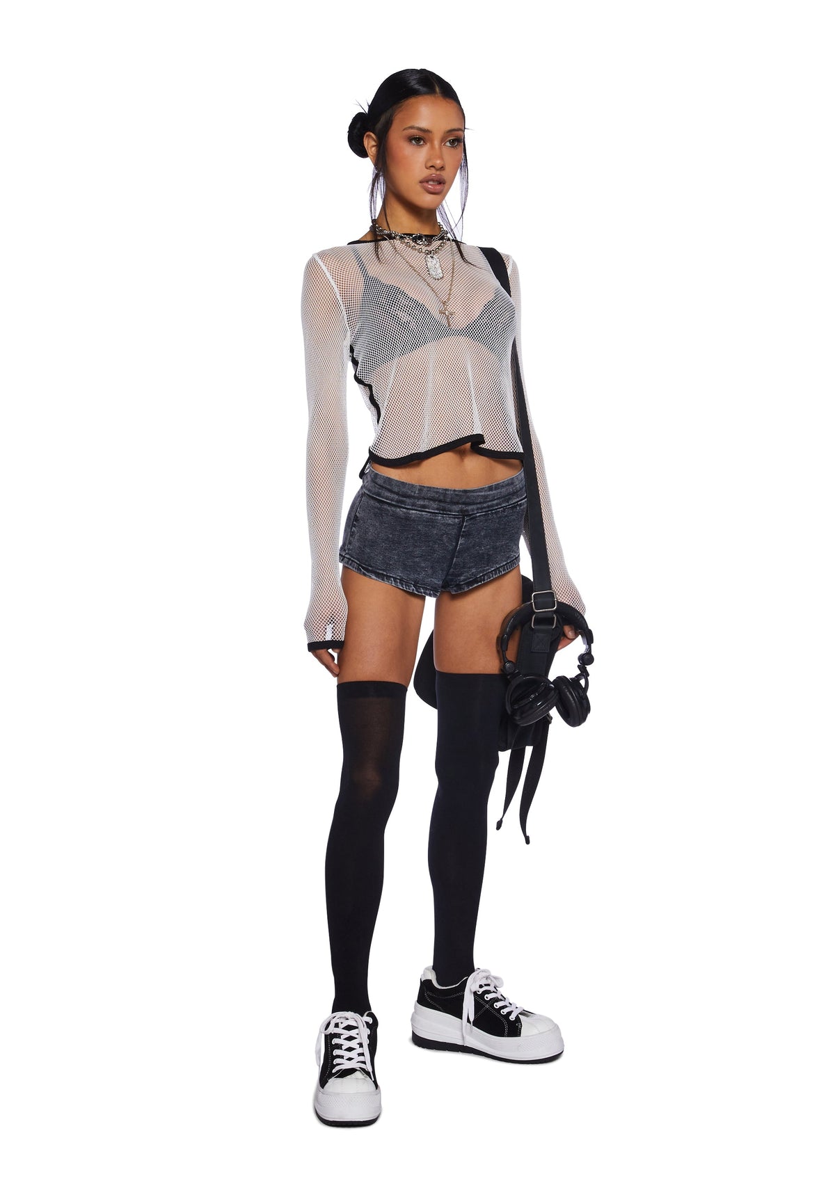 Last Laugh Fishnet Top