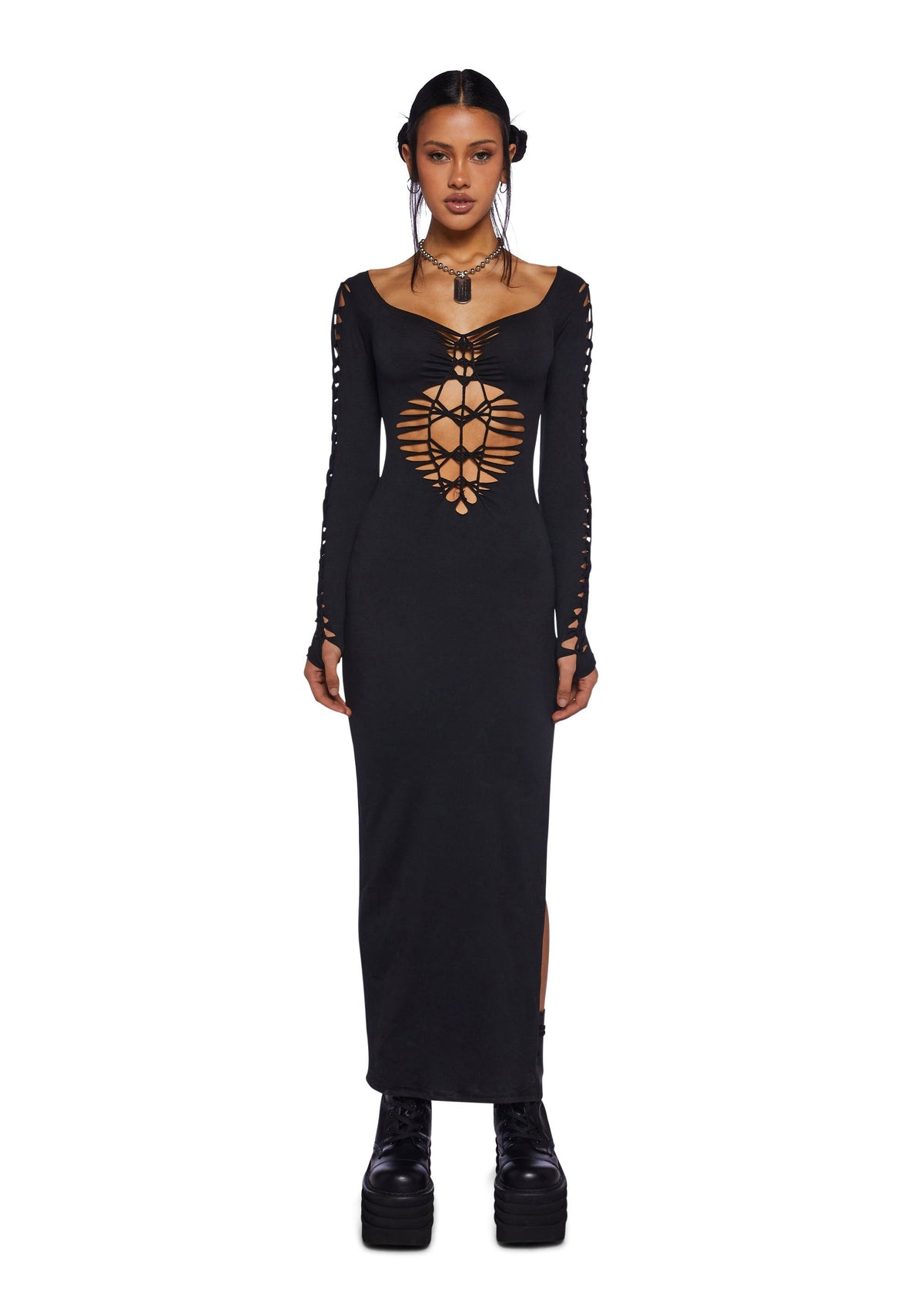 Late Night Slay Maxi Dress