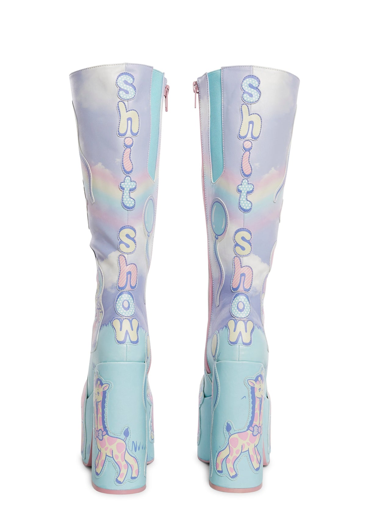 Not So Funhouse Platform Boots