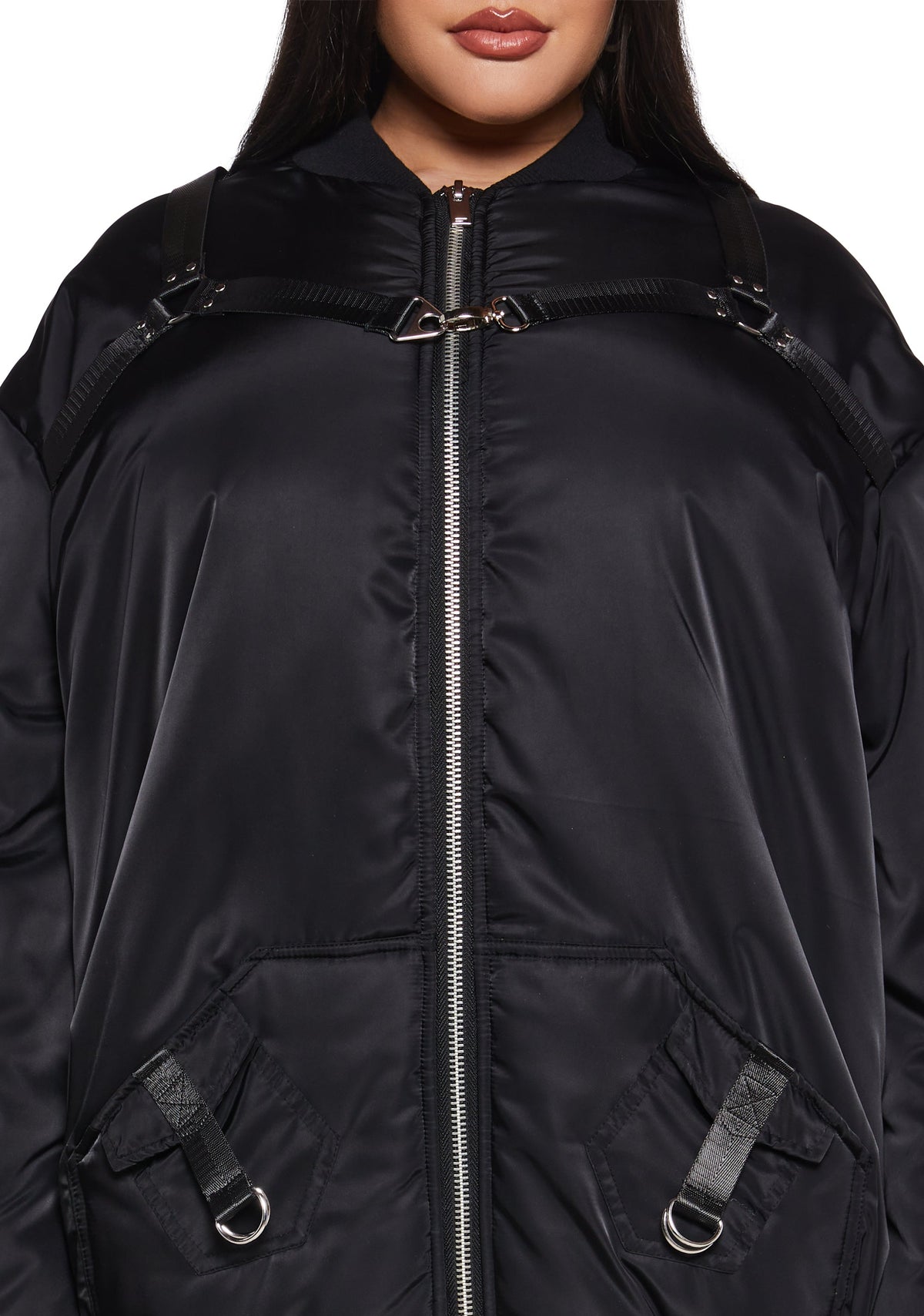 Baddie Undercover Oversized Bomber Jacket