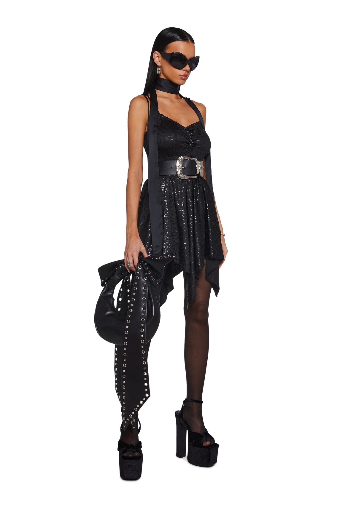 Keep Shining Mini Dress - Sequin
