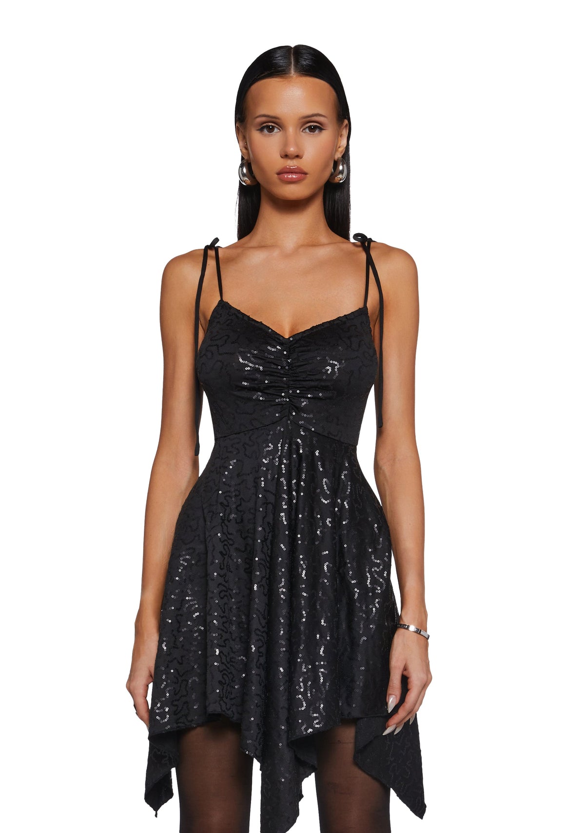 Keep Shining Mini Dress - Sequin