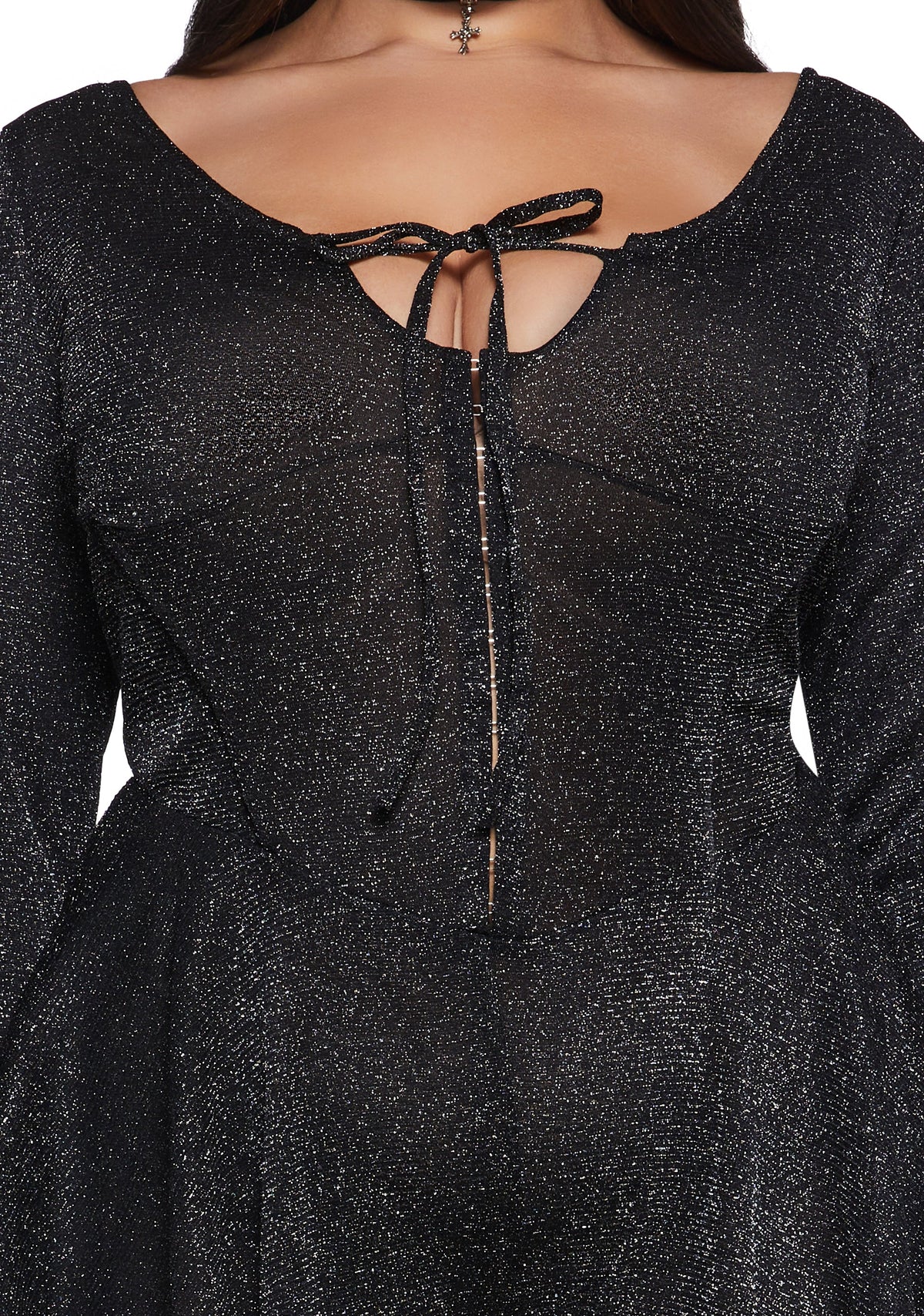 Ball Drop Glitter Playsuit